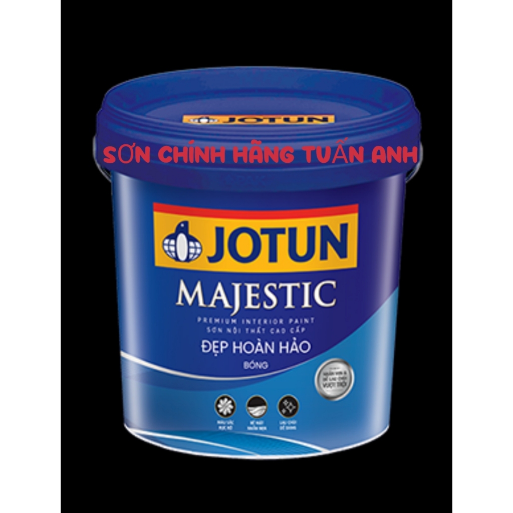 Sơn Jotun Majestic nội thất cao cấp đẹp hoàn hảo bóng lon 1L nhiều màu