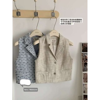 Áo gile tweed wg.we - midistore