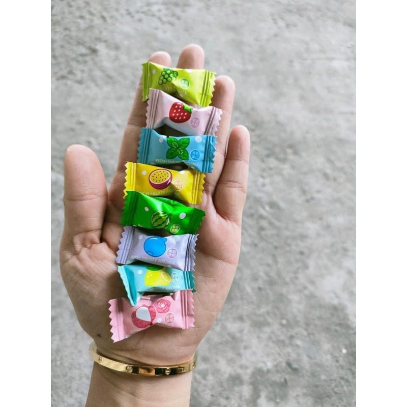 Kẹo C Lạnh Trái Cây - Kẹo Coffee Candy Không Đường