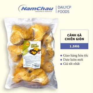  Cánh Gà Chiên Giòn CP 1.5kg | gà rán KFC hãng CP không cần rã đông chế biến trong vài phút   HN giao hoả tốc  