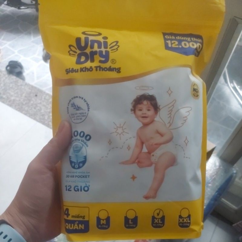 Tã quần siêu mỏng unidry M2/L2/XL2/XXL2