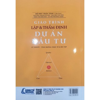 Sách - giáo trình lập và thẩm định dự án đầu tư