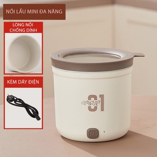  Lẩu 1 Người Bát Điện Mini Nồi Điện Nấu Mì Nồi Cơm Điện Mini Nồi Lẩu Đa Năng Mini Chống Dính Cốc Ăn Mì Cốc Úp Mỳ Tô Mì Đi 