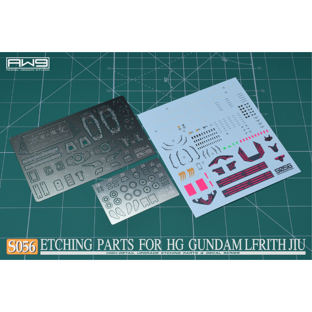 PHỤ KIỆN MOD AW9 - S056 - PHOTO ETCH 1/144 HG MÔ HÌNH LFRITH JIU KÈM DECAL NƯỚC