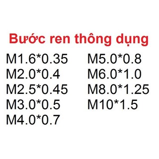 Long đền INOX M4 M5 M6 M8 M10