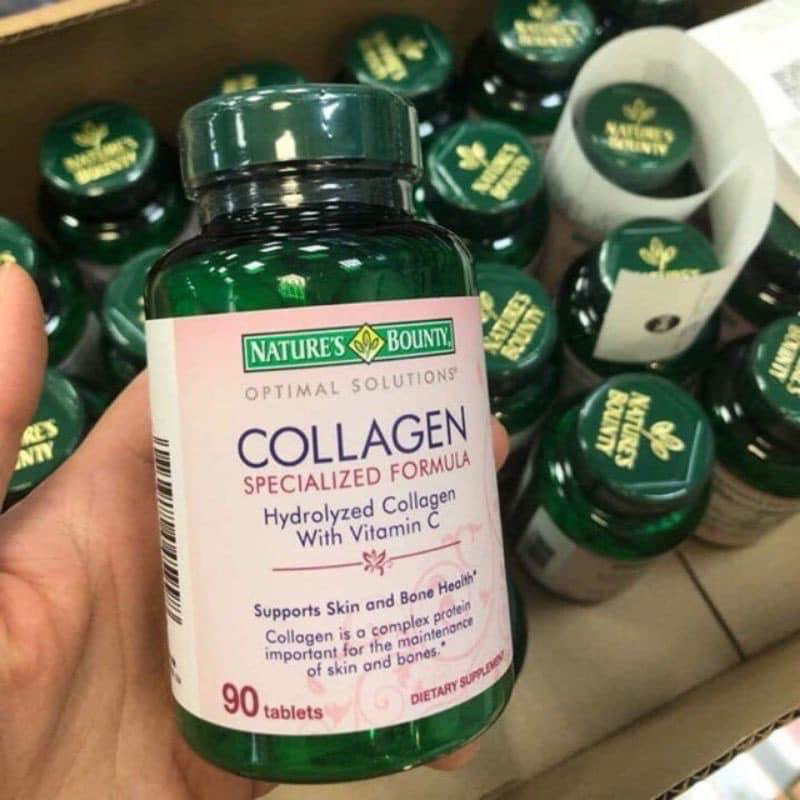 Collagen Nga Nature’s Bounty With Vitamin C - Collagen xanh Nga