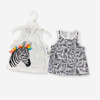 Set 2 áo ba lỗ bé gái KOALA KIDS 0-18 tháng xuất dư