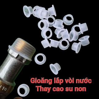 10 - 50 cái Gioăng cao su silicon dùng thay băng tan cao su non