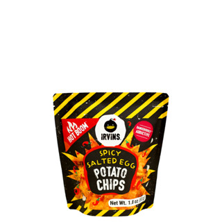 Khoai tây trứng muối cay 50g IRVINS - Mini Irvins Potato Chips 50g