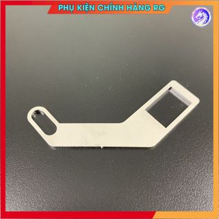 Pát Inox Gắn Công Tắc Vuông Xe Ghi Đông Trần Sonic, Satria, Raider...