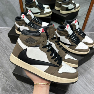 Giày sneaker Jo.rdan travis nâu cao