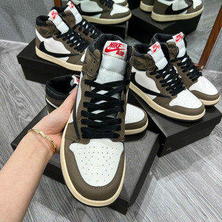 Giày sneaker Jo.rdan travis nâu cao ( giá chưa kèm box bảo vệ )