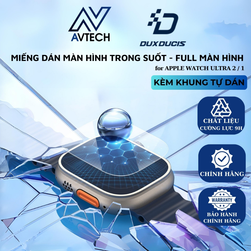 Miếng Dán Màn Hình Cường Lực Dux Ducis cho Apple Watch Ultra 2 / 1,Eapa Series Tempered Glass Screen