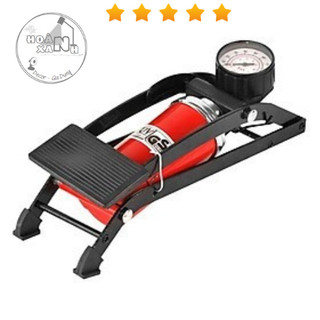 Bơm hơi đạp chân 1 pittong mini - bơm hơi xe đạp, xe máy 1 pittong