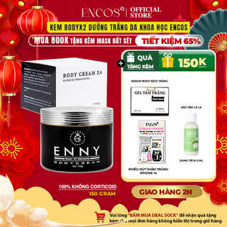 Kem Trắng Da Body X2 ENNY Size Lớn Dưỡng Ẩm Da Chống Nắng SPF 40+ PA+++ 300 Gram