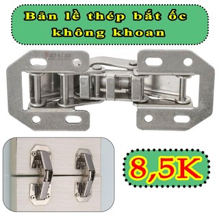 Bản lề tủ bếp thép không khoan lỗ, bản lề nắp bật