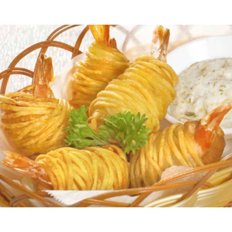 Tôm cuộn khoai tây chiên 300gr (10 cuốn/khay) Công ty TP Xuất Khẩu Á Châu [HN giao hàng hoả tốc] - Ảnh 4