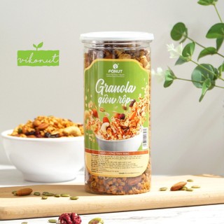 Granola giòn rộp ăn là ghiền