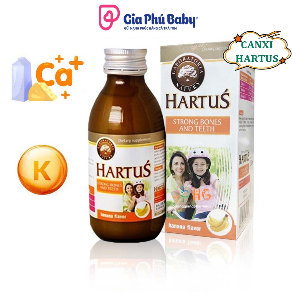 Canxi hartus Vitamin Canxi cho bé D3 cho trẻ sơ sinh Canxi nano Bổ sung canxi hữu cơ cho bé Tăng chi