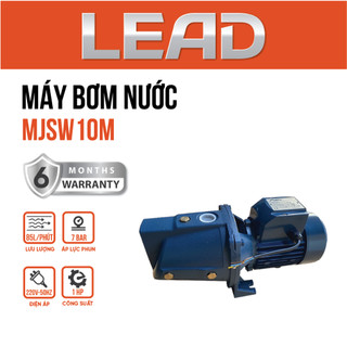 Máy bơm nước LEAD MJSW/10M (750W) dùng để bơm lên bể cao từ lên tới 6 tầng, thời gian bơm siêu nhanh
