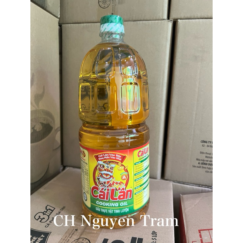Dầu ăn Cái Lân chai 2L