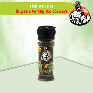 Tiêu Đen Hạt Có Cối Xay Ông Chà Và 40g (Black Pepper)
