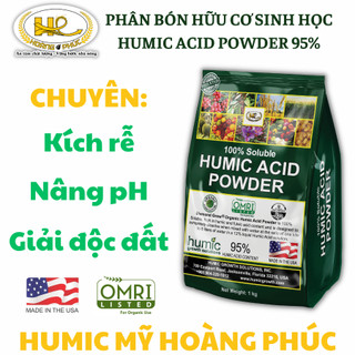 HUMIC ACID POWDER 95% - PHÂN BÓN HỮU CƠ SINH HỌC - HUMIC MỸ HOÀNG PHÚC