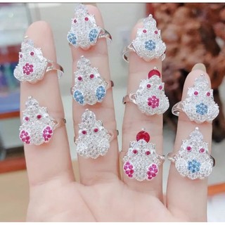 Nhẫn cóc ngậm ngọc bạc ta