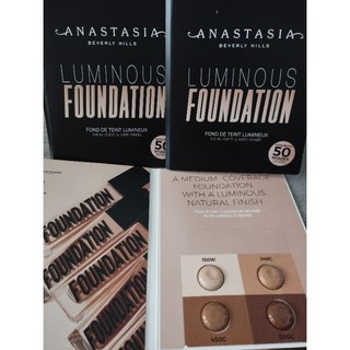 Sample 4 ô kem nền Anastasia lumious