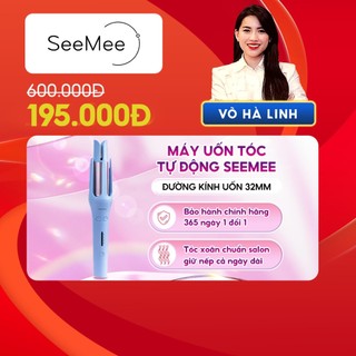 Máy uốn tóc xoăn tự động SeeMee chất liệu trục gốm sứ đường kính uốn 32mm