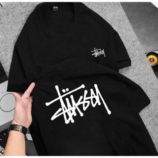 Áo phông tay lỡ stussy uniex form rộng, áo stussy chữ ký oversize chất liệu cottton, áo stussy xúc sắc hotrend hè 2024