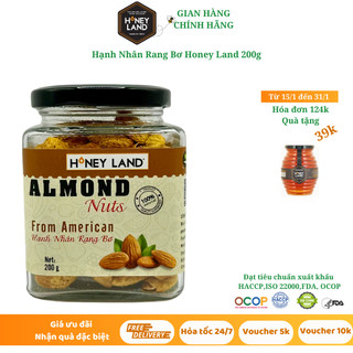 Hạnh Nhân rang bơ HONEYLAND 180G