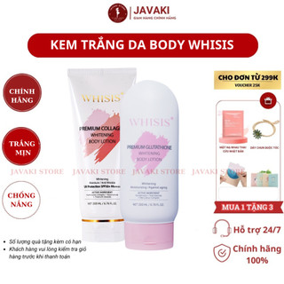 Combo Dưỡng Thể Trắng Da Ngày Và Đêm Whisis Premium Whitening Body Lotion