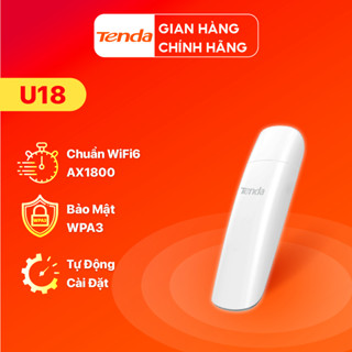 Bộ Chuyển Đổi USB WiFi Tenda U18 WiFi 6 Chuẩn AX1800 - Hàng Chính Hãng