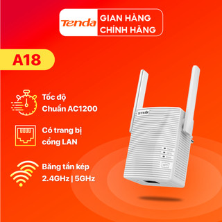 Bộ Mở Rộng Sóng WiFi Tenda A18 Chuẩn AC 1200Mbps - Hàng Chính Hãng