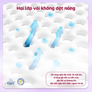 Tã dán ANGEL SPANDEX cao cấp chống hăm an toàn cho bé