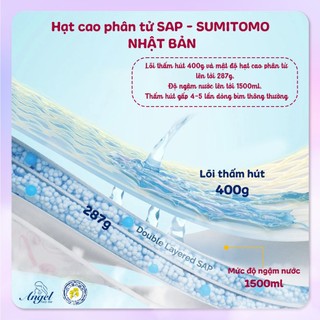 Tã dán ANGEL SPANDEX cao cấp chống hăm an toàn cho bé