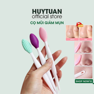 Cọ silicone Rửa Mặt Tẩy Tế Bào Chết Loại Bỏ Mụn Đầu Đen Làm Sạch Da - Cây cọ mũi silicone giảm mụn đầu đen
