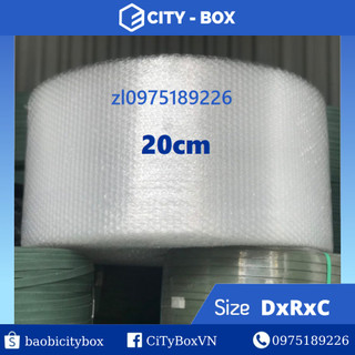 Xốp nổ 20cmx100m - cuộn bọc hàng - chống sốc 20cm x 100m