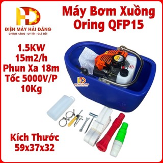 Máy bơm thuyền.bơm xuồng dạng thả nổi oring-qfp15 2 thì cao cấp- công suất 1.5kw