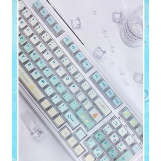 Keycap Emo Peppemint cherry profile PBT dyesub bàn phím cơ Mitoby Studio
