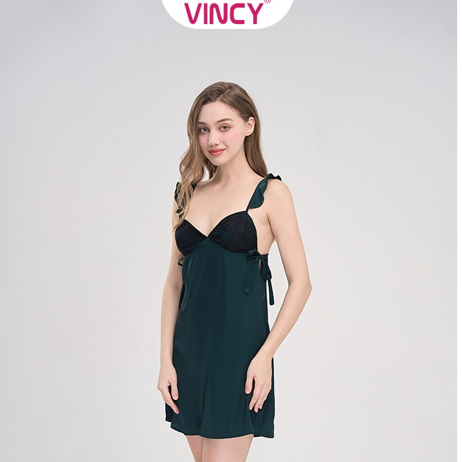 Đầm Satin Nữ Vincy DDS010W21