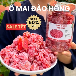 Xí muội đào hồng / ô mai đào xí muội chua ngọt 500gr