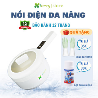 Nồi Lẩu Điện Đa Năng 2.3L, 1.7L, 1.5L  Điều Chỉnh Nhiệt Độ Tay Cầm Dài Tặng Kèm Giá Hấp Bảo Hành 12 Tháng Lỗi 1 Đổi 1