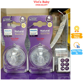 Núm ty philips avent số 6 núm vú avent dành cho bé 9 tháng trở lên - 1 đổi 1 nếu lỗi nsx
