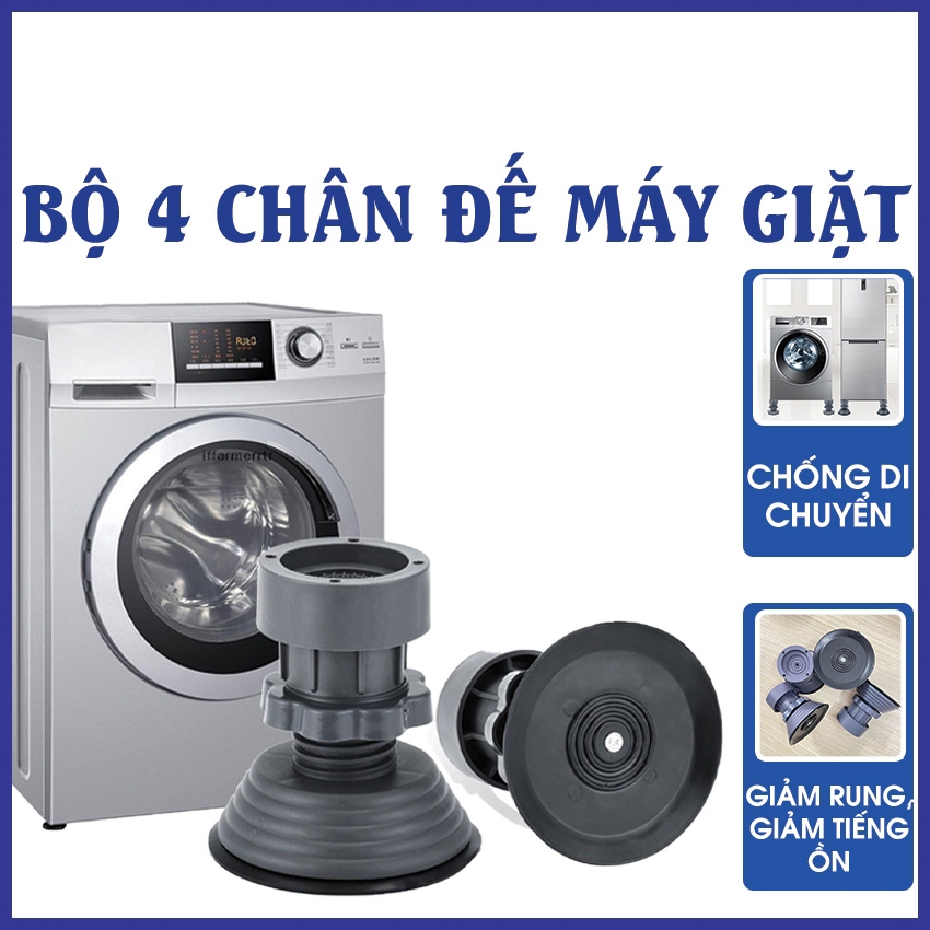 Đế chống rung máy giặt (sét 4 chân)