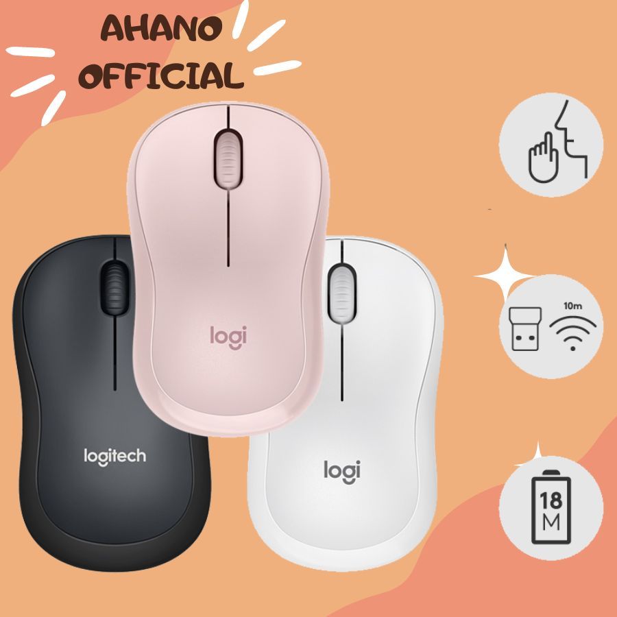Chuột Không dây M220 phiên bản 2024 - Giảm Ôn, USB, phù hợp cho PC/ Laptop - Ahano Official | Chuột M220
