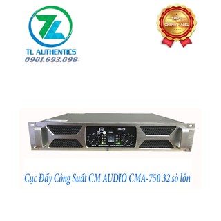 Cục đẩy công suất CMA 750 32 sò lớn,hàng chính hãng nhập khẩu 2024,tặng jac canon bảo hành 24 tháng