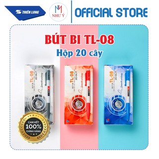Bút bi Thiên Long TL-08 Hộp 20 cây (Hàng Chính Hãng)