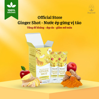Combo nước ép gừng giảm mụn, sáng da, tăng đề kháng Ginger Shot vị táo